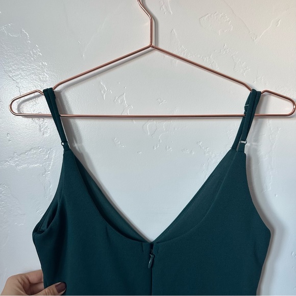 NWT LULUS | Forest Green Infinite Glory Maxi Dress - Picture 9 of 9